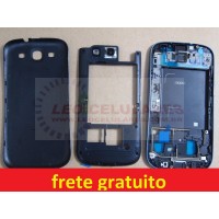 CARCAÇA SAMSUNG S3 i9300 AZUL ORIGINAL RETIRADA DE APARELHO